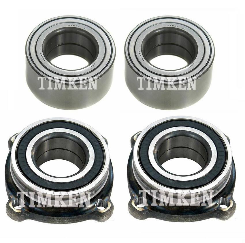 BMW Wheel Bearing Assembly Kit - Front and Rear 31226783913 - Timken 2894332KIT